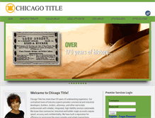 Tablet Screenshot of chicagotitlemontclair.com